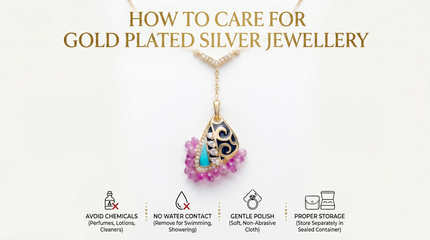 How to care for gold plated silver