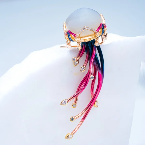 Mystical Jellyfish Brooch